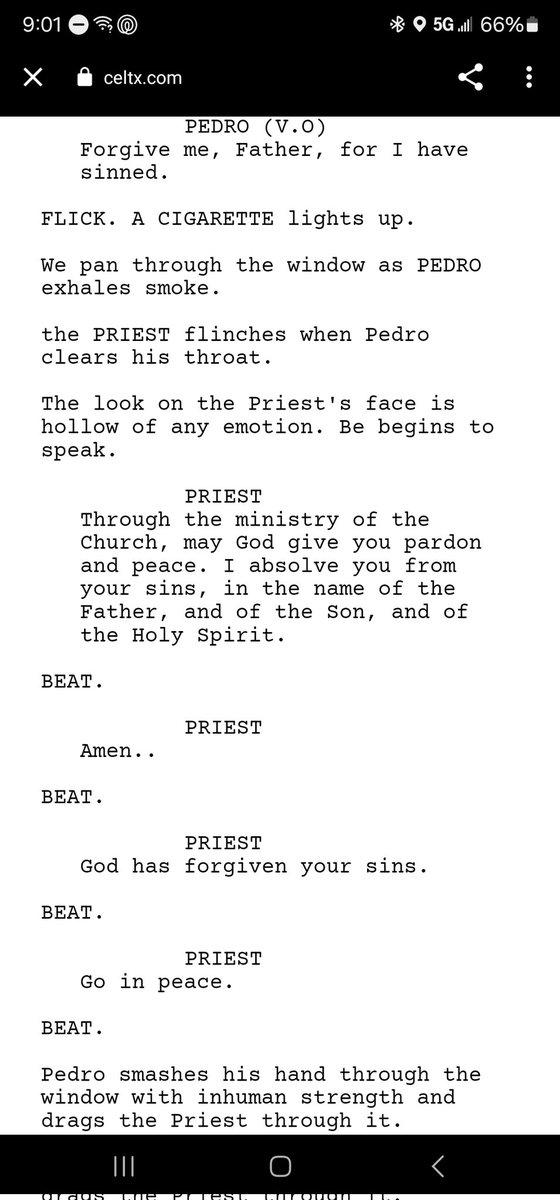 FemFilmmaker23's tweet photo. First, #firstpagefridays I will be doing this year and hopefully all year. 

This is my Vampire Action Drama Comedy that I casted Pedro Pascal in lol. 

it started off as a little silly script, and now it's my baby. 

#WritingCommunity #screenwriting https://t.co/lKz1iOJcpL