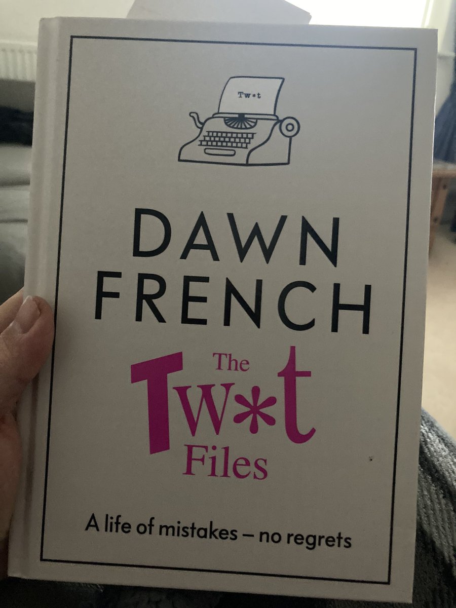 New book to read.  I do like the title #thetwatfiles @Dawn_French 😆😆