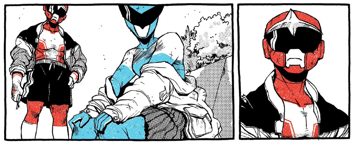 Je profite de l’officialisation de SHIN ZERO,  notre nouveau projet   avec <a href="/guinoir/">guillaume singelin</a>  pour faire un petit thread concernant l'inspiration principale de notre histoire : le TOKUSATSU !
1/