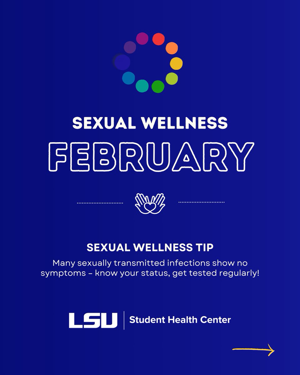 LSU Student Health Center tweet media