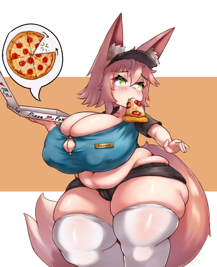 They won't notice... right? 😉
🦊🍕