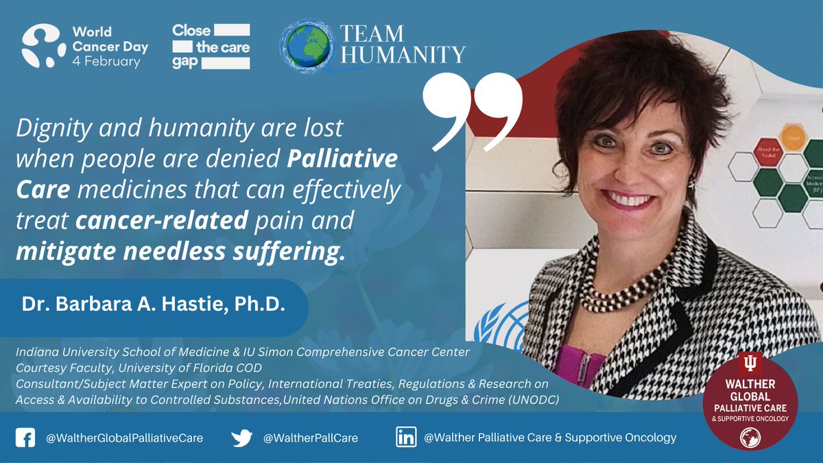 Speaking to our Humanity: by working together to improve Access & Availability to #PalliativeCare & Essential Medicines, we have the honor & privilege of helping restore #Dignity that disparities & suffering have ravaged. Hope for a better tmrw 🌍 #WorldCancerDay @DrTedros @uicc