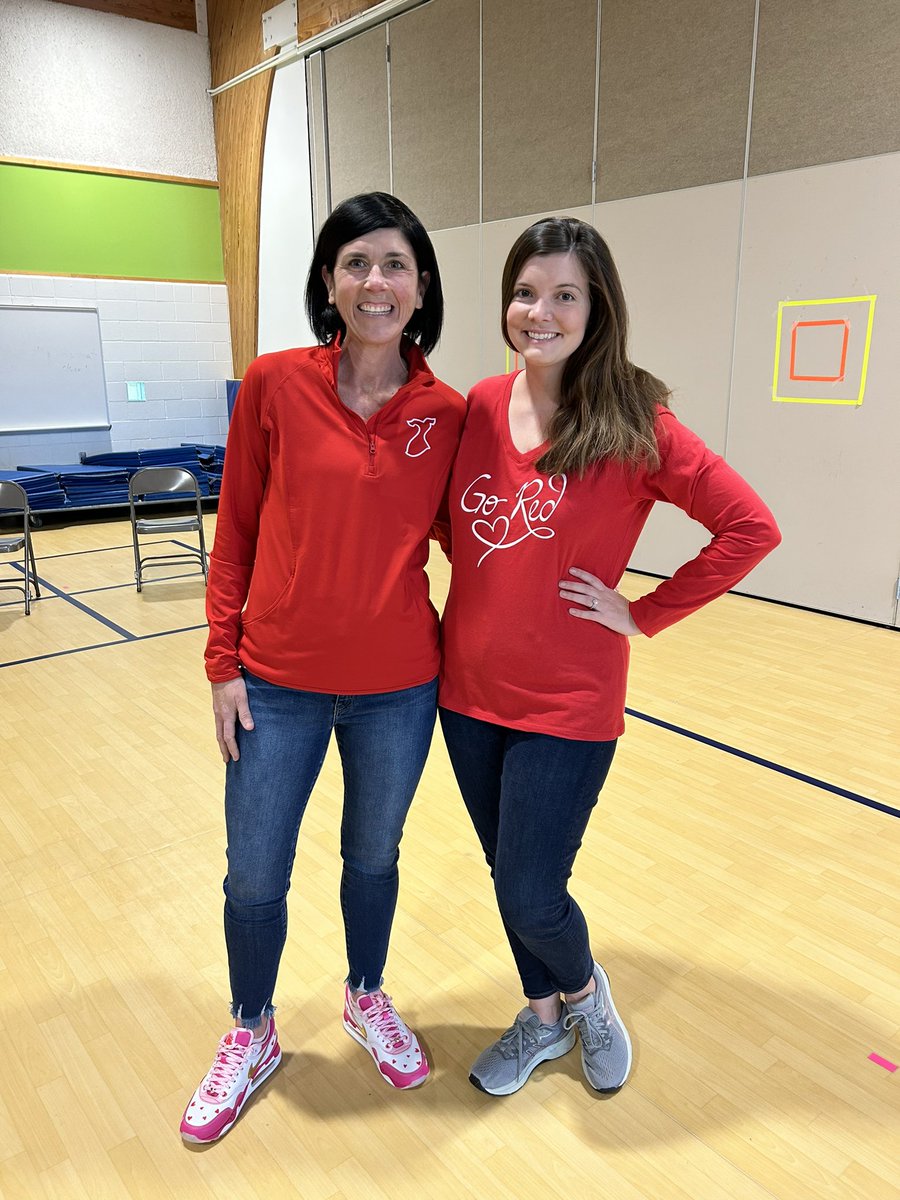 That's two Heart Surgery Warriors wearing their RED❤️ @OliveChapelElem @AmericanHeartNC