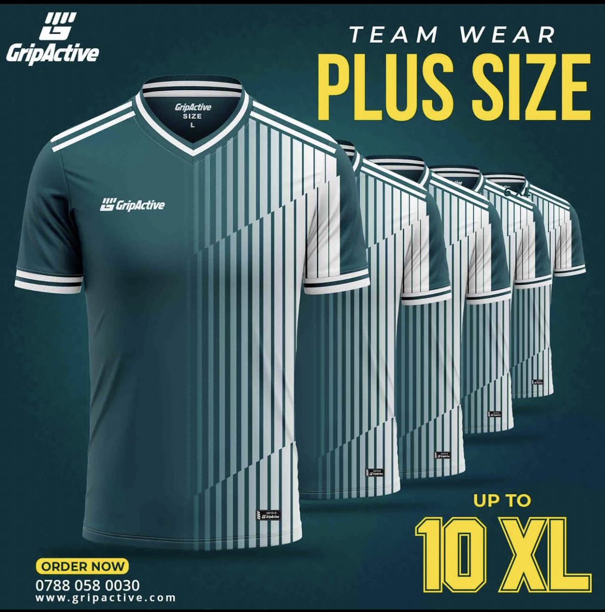 Our plus size range ensures that there will be a kit suited for everyone 12 with sizes up to 10XL with no additional cost! No more squeezing into ill-fitting jerseys❌ 🌐: gripactive.com 📧: sales@gripactive.com ☎️: 0044 788 058 0030 #plussize #customclothing