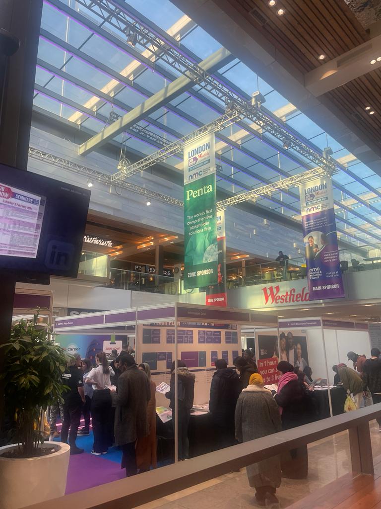 What a fantastic day it has been at the #LondonJobShow! We'll be here again tomorrow, Saturday, and we would love for you to swing by and say hello! Don't miss out on this opportunity to connect with our team. More info bit.ly/4836i8f. 🌐💼