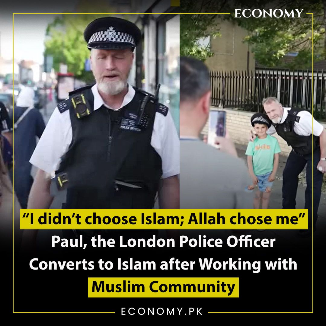 pk_economy's tweet photo. “I didn’t choose Islam; Allah chose me.”

Meet Paul, the London police officer who converted to Islam after working with the local Muslim community in Edgware Road for 16 years https://t.co/IIF4RYRGz8
