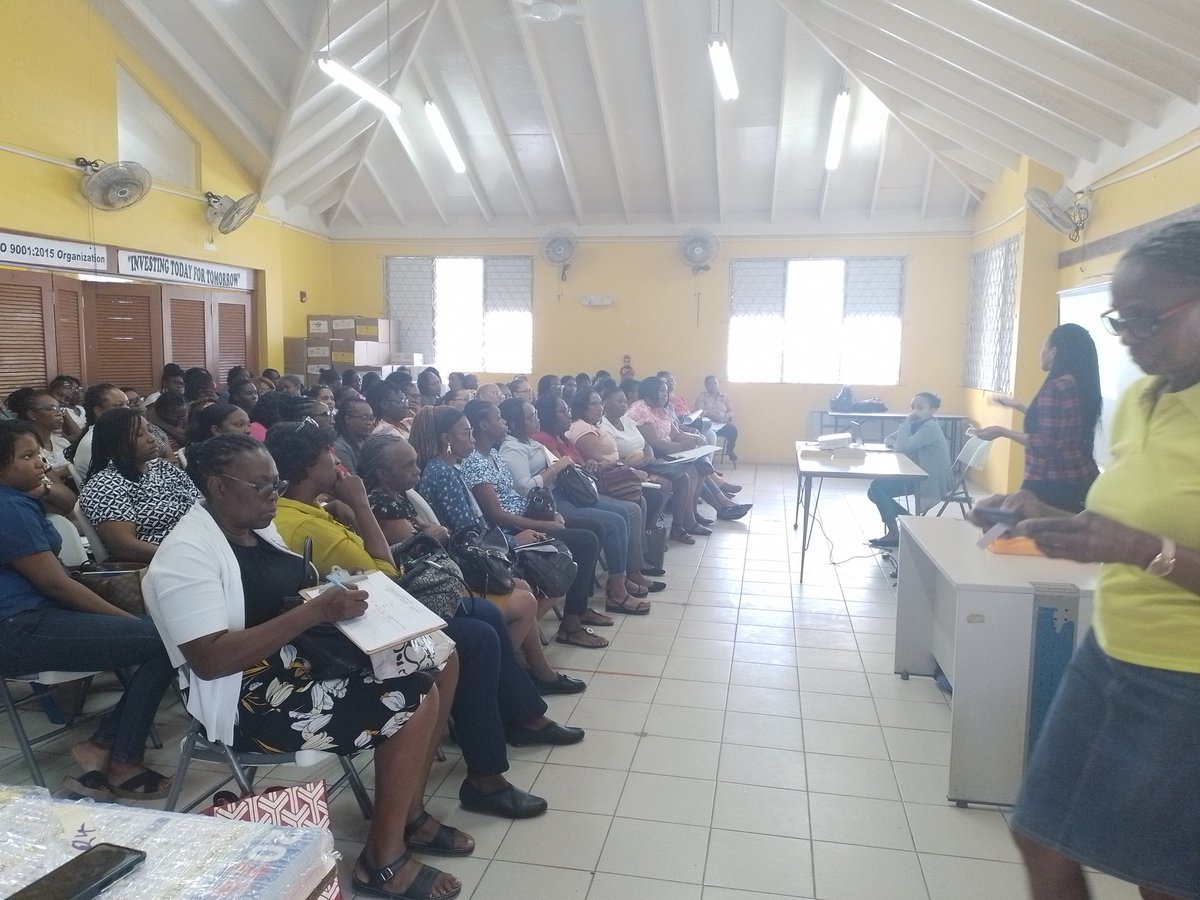 Currently happening at DRB Grant Early Childhood Resource Centre. Curriculum Support Session. ECPs turned out in their numbers. <a href="/ECCJA/">Early Childhood Commission</a> #12StandardsMatter <a href="/FaithlynLyle/">Faith Lyn</a> <a href="/Stcy14226538/">October Girl✨️♏️</a> <a href="/tkmsingh/">Trisha K Williams-Singh</a> <a href="/SDixonreg6/">Simone Ellis Dixon</a> <a href="/karlenedesland1/">Karlene</a> <a href="/TammyD_Henry/">Real Henry</a>