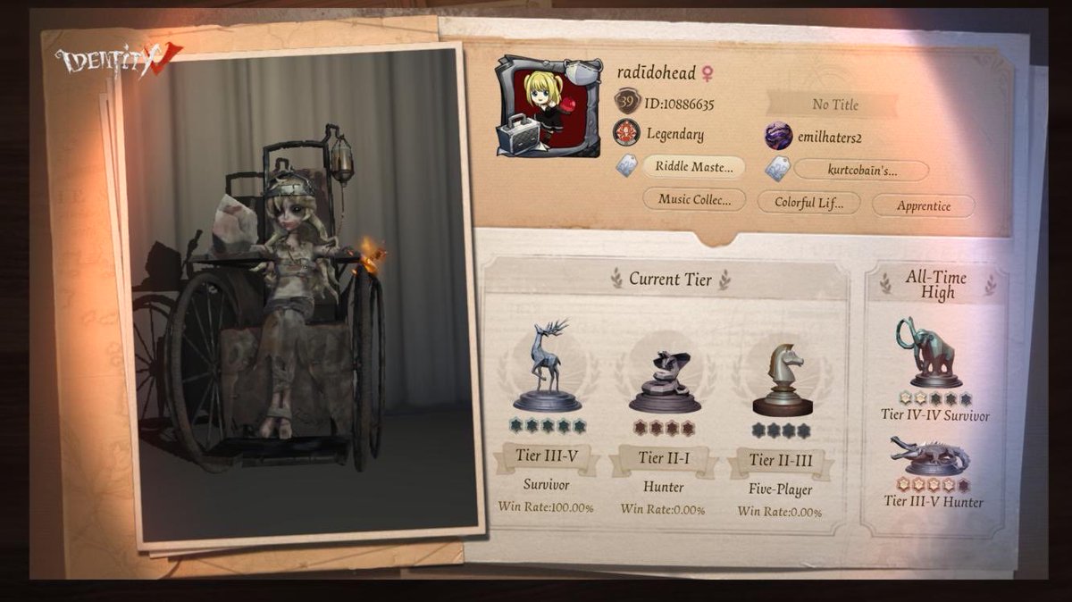 pisskid_'s tweet photo. I'm playing Identity V. Fancy a game? https://t.co/lk08eEKvqI