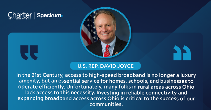 CharterGov's tweet photo. 📣 NEW CHARTER #RDOF BUILDOUT:
📍 Portage County, OH
🏠 290+ Homes &amp; Businesses Now Have High-Speed Internet Access

Thank you @RepDaveJoyce for supporting efforts to close the #rural digital divide.