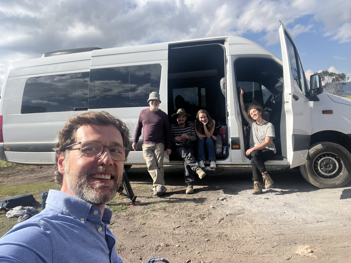 Agnebenzo's tweet photo. Another unforgettable adventure with @reverseactionP: shooting a documentary on pre-Colombian gold al Lago Guatavita with the @TSVPPROD team! @JDuteuil @martinontorres Gaby, Juan https://t.co/Cpvb3zF5Hi