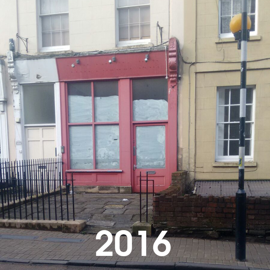 We took over 145 St Michaels Hill in 2016. There have been a few changes since then. It was home to two pot stills until we moved all production down to Whitehall. It is still home to our shop, distilling workshops and gin masterclasses, but now also home to Interlude Coffee.