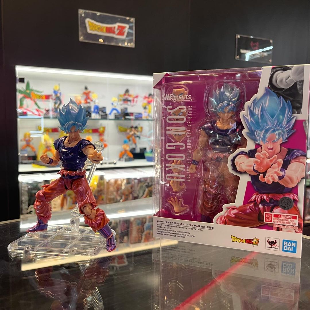 Bandai Namco Toys & Collectibles America on X: Starting today S.H.  Figuarts SUPER SAIYAN GOD SUPER SAIYAN SON GOKU KAIO-KEN will be  exclusively sold at TAMASHII NATION STORE. Price: $60.00 LIMIT 2