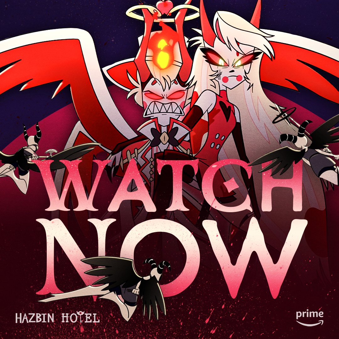 HellaversePrime's tweet photo. An all out battle between Heaven and Hell? How much more epic can you get!? 
The Hazbin Hotel season finale is now streaming on Prime Video!! https://t.co/CWQH0VXRrK
