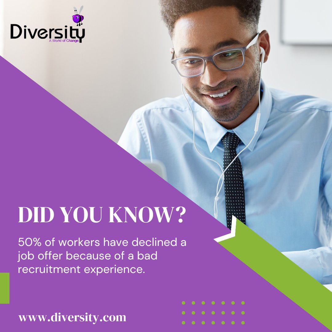 diversitydotcom's tweet photo. Don't underestimate the power of a good recruitment process! Shockingly, half of workers said 'no thanks' to a job offer because of a bad experience. Strive for smoother hiring processes and happier candidates. 🤝 https://t.co/mcN9UkhLqc

#JobSearch #Recruitment #JobSeekers https://t.co/4XhijWFsOM