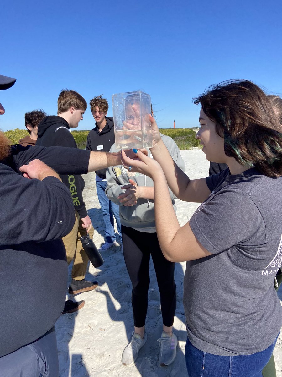 Great day on the MDC boat with SCHS Josh Platt, two great teachers and wonderful students! Thanks all.