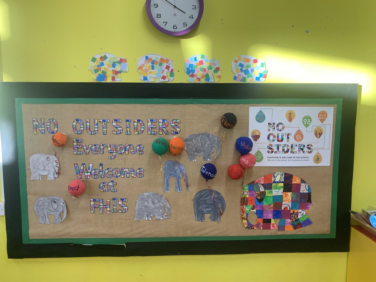 At FHIS everyone is welcome! The children and staff are loving our No Outsiders curriculum and ensuring we welcome all.