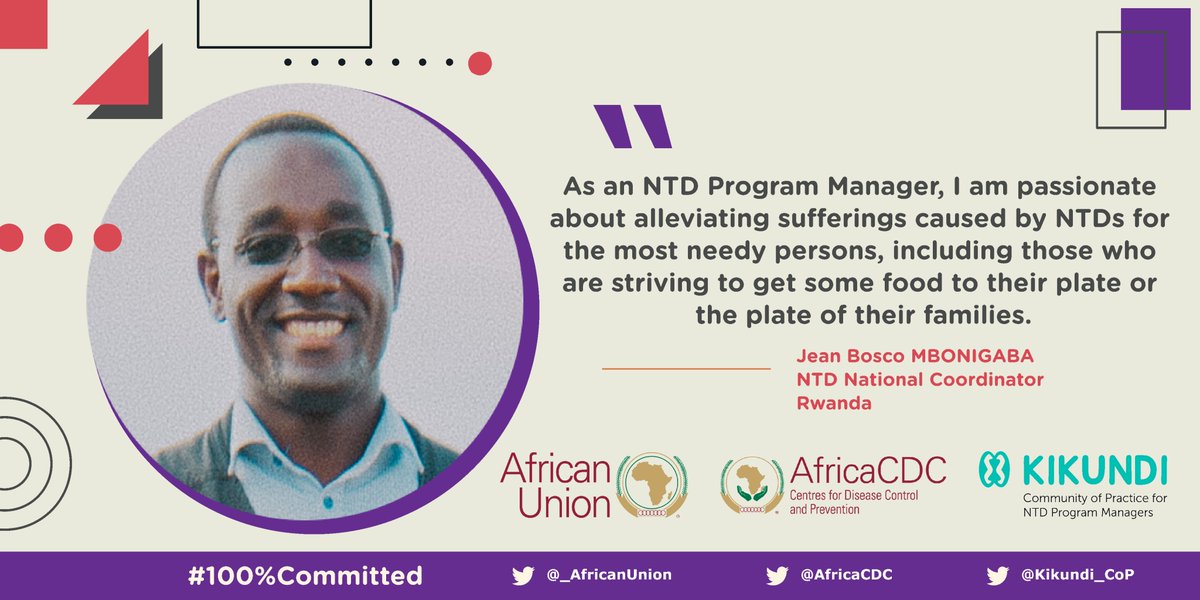 Meet Jean Bosco (@jboscombonigaba), one of our passionate NTD Program Managers from Rwanda! From podoconiosis to bilharziasis, snake bites to intestinal worms, he's dedicated to ending the suffering caused by NTDs. Let's join hands to make a difference!💫🌍 #WorldNTDDay #EndNTDs