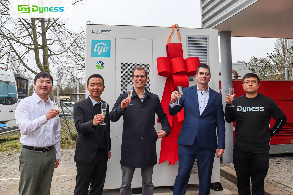 DynessESS's tweet photo. #Dyness, in conjunction with our Dutch partner #LyvBV, has successfully delivered a high quality commercial and industrial energy storage solution #DH200F for a customer's company.
#EnergySolutions #SustainableFuture #Innovation #PoweringBusinesses #SolarBusinesses #CandI https://t.co/fo1nLFQ0Uw