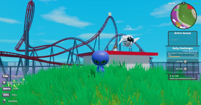 TAB_ARMY_GFC's tweet photo. @economist @Dad_Moves_ @thealienboy @niftyisland 👽🎮 Lfg!! So cool, right?! 

🎢 We got the rollercoaster rockin' at our island! https://t.co/Be4y2vX3Zf