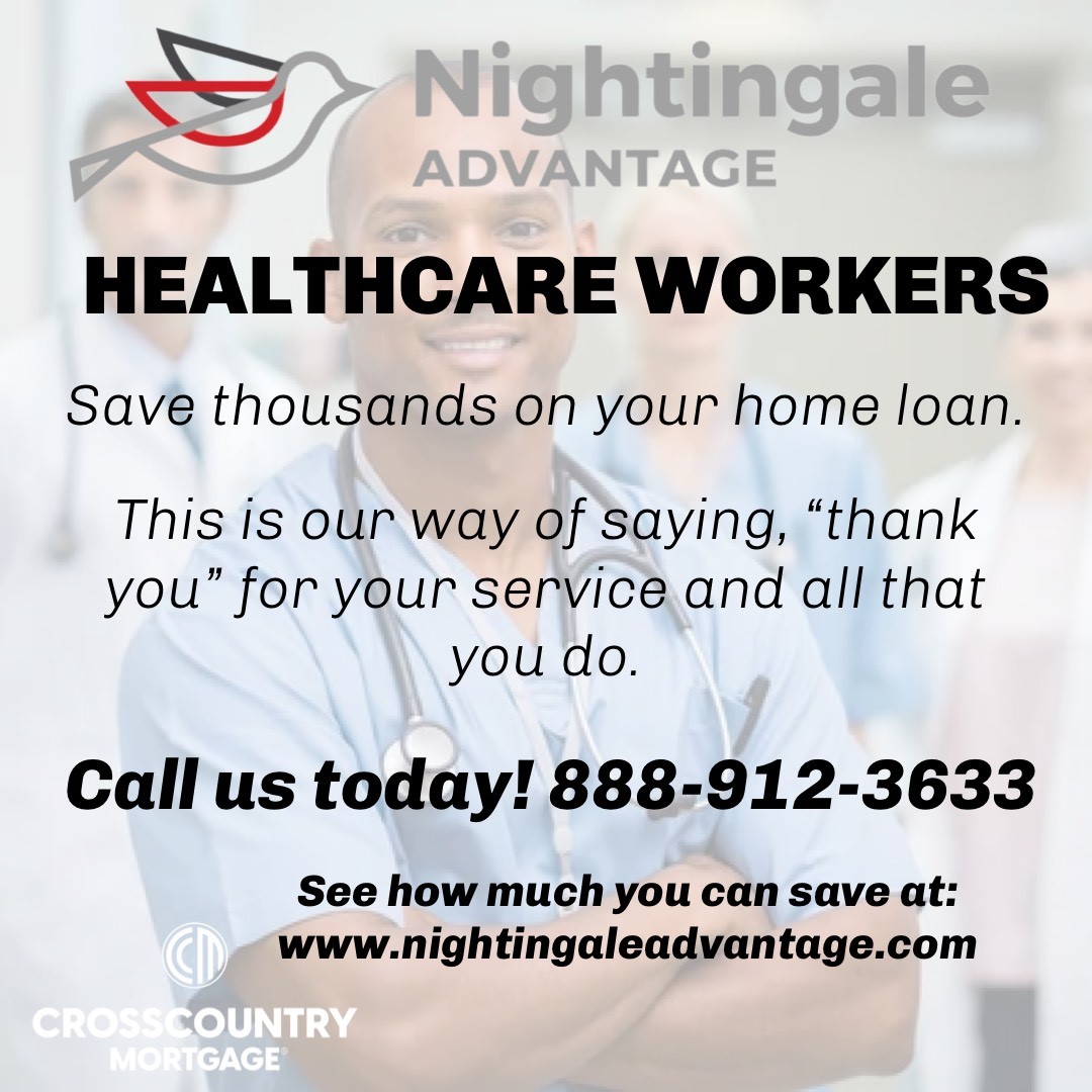 CharlesRJackson's tweet photo. Nurses! You can save thousands on your home loan! The Nightingale Advantage Program loan option can cover a significant amount of the closing costs on a mortgage or help you buy down your interest rate.
 
Visit us online at https://t.co/FZoKWFQqBN Call 720-334-2949! https://t.co/KKNLIrogXL