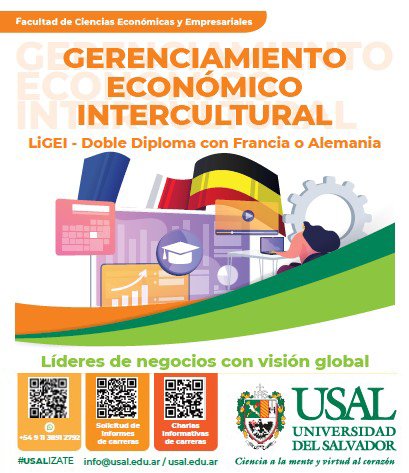 fceye_usal's tweet photo. #USALIZATE Licenciatura en Gerenciamiento Económico Intercultural LiGEI

https://t.co/itrV7UMedP
https://t.co/8Lp3Q7SpuT
fceye@usal.edu.ar

#USAL  #gerenciar #liderazgo #management #idiomas #cultura #intercultural #global #francia #alemania #dobletitulo #universidad #carreragrado https://t.co/1jTYUXEuK0