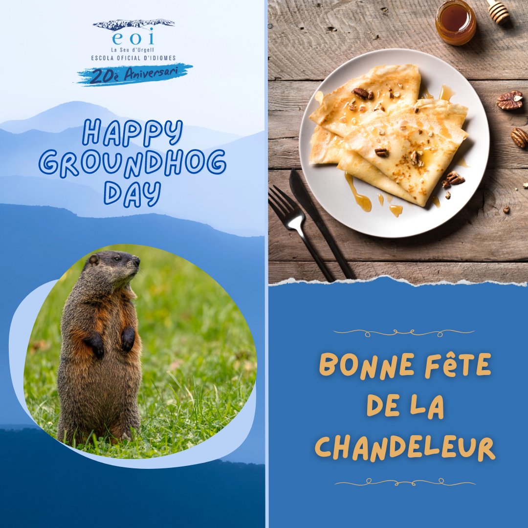 #eoiseu #laseu #eoicat #someoi <a href="/inshugroger/">INS Hug Roger III</a> <a href="/InsPereBorrell/">Institut Pere Borrell Puigcerdà</a> #eoistas #Chandeleur #GroundhogDay2024