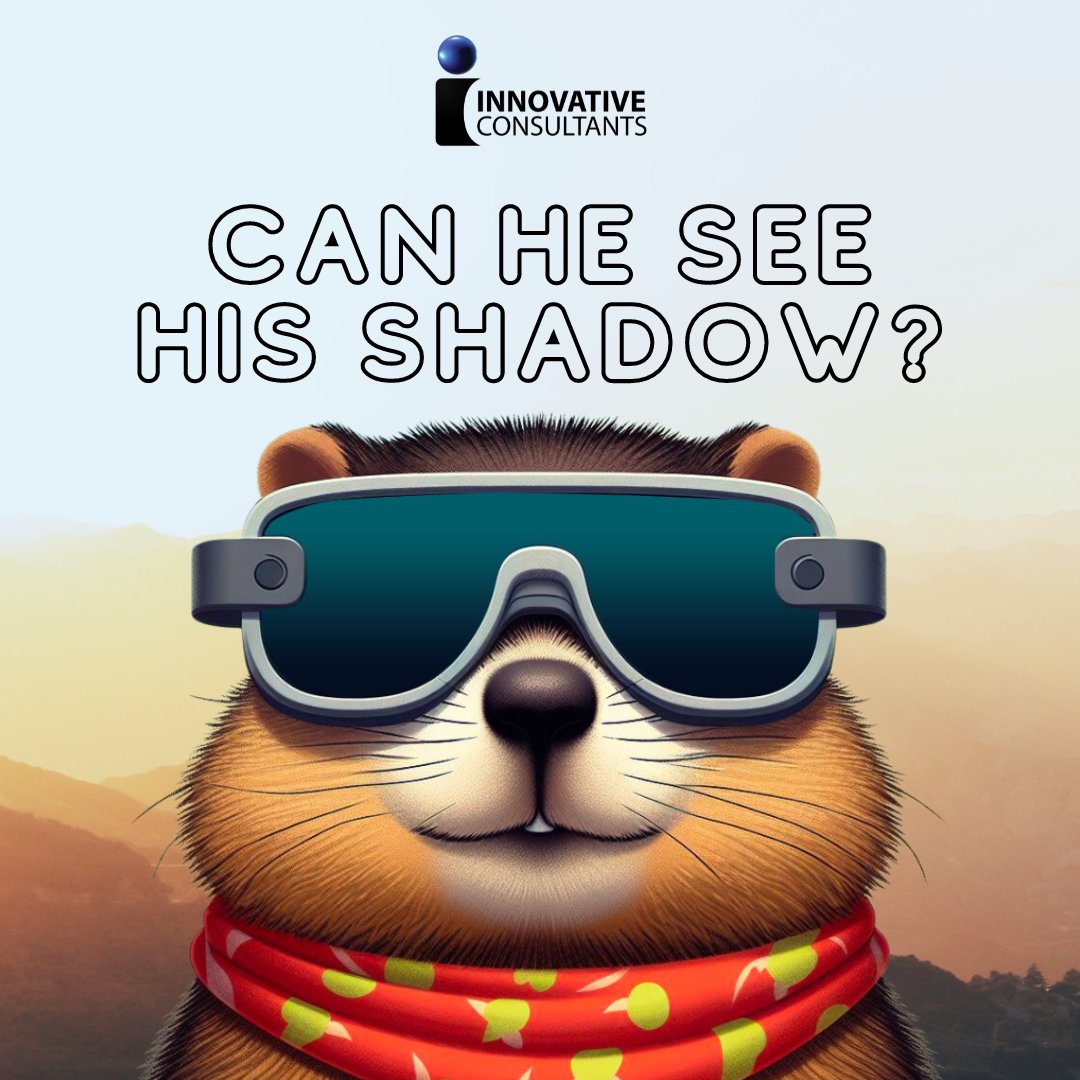 “He is too busy seeing the future of spacial computing to see his shadow. 😀”