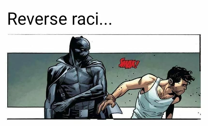 Friendly PSA from Black Panther for #BlackHistoryMonth and every month of the year:

#ReverseRacism doesn't exist.