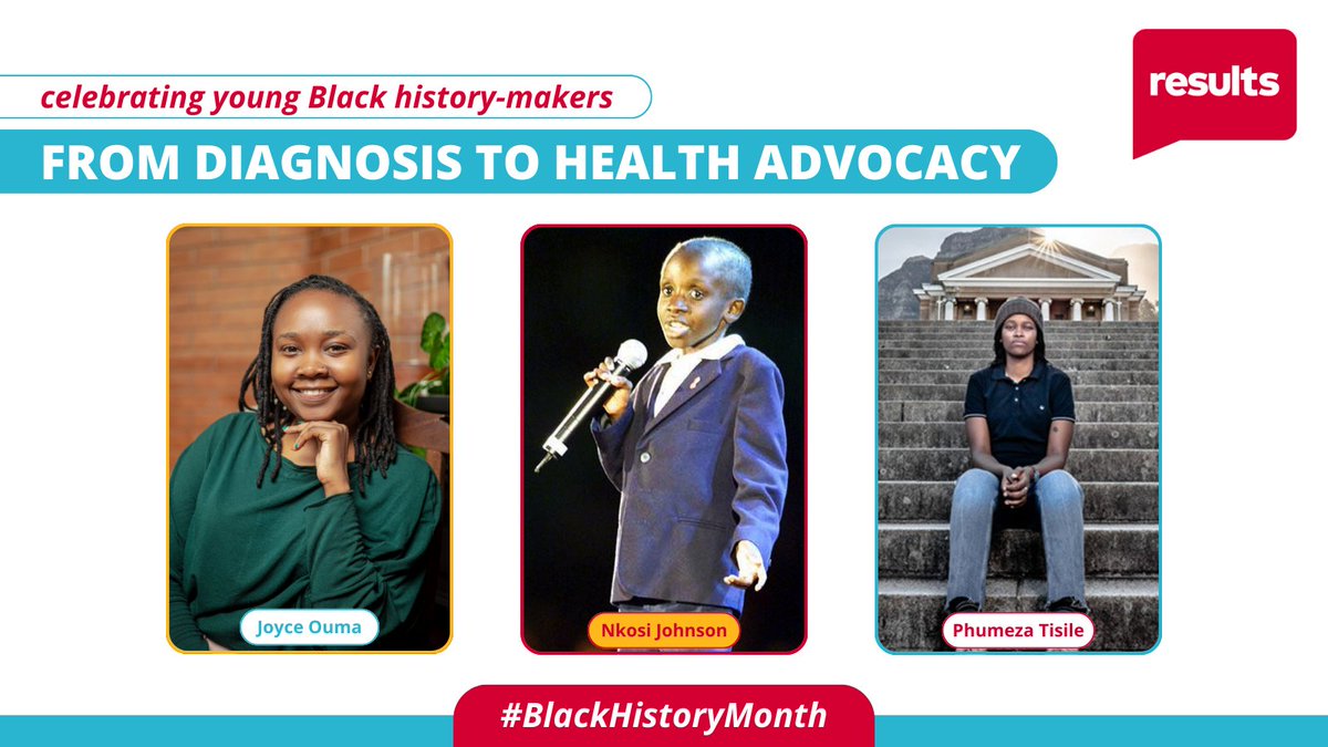 This month, we're paying tribute to incredible young Black history-makers 🌟 Starting off with 3 powerful advocates @oumajoyce2, @nkosishaven & @Ptisile - read their stories, from diagnosis to health advocacy, here👉 bit.ly/3ukY7Gr #BlackHistoryMonth #ReachEveryChild