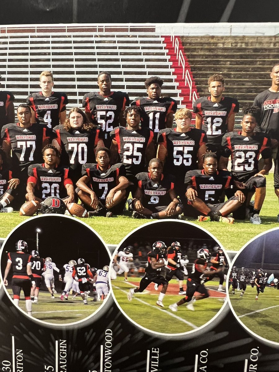 Taylor Reed (@coachtaylorreed) on Twitter photo You never know what you may find on the recruiting trail! Dropped in to talk some <a href="/daleville_fb/">daleville_football</a> today & found a couple old yearbook photos <a href="/JalenJWhite1/">JWHITE.XXV</a> !! 😂😂
Your hometown is proud of you!!! You never know what you may find on the recruiting trail! Dropped in to talk some <a href="/daleville_fb/">daleville_football</a> today & found a couple old yearbook photos <a href="/JalenJWhite1/">JWHITE.XXV</a> !! 😂😂
Your hometown is proud of you!!!