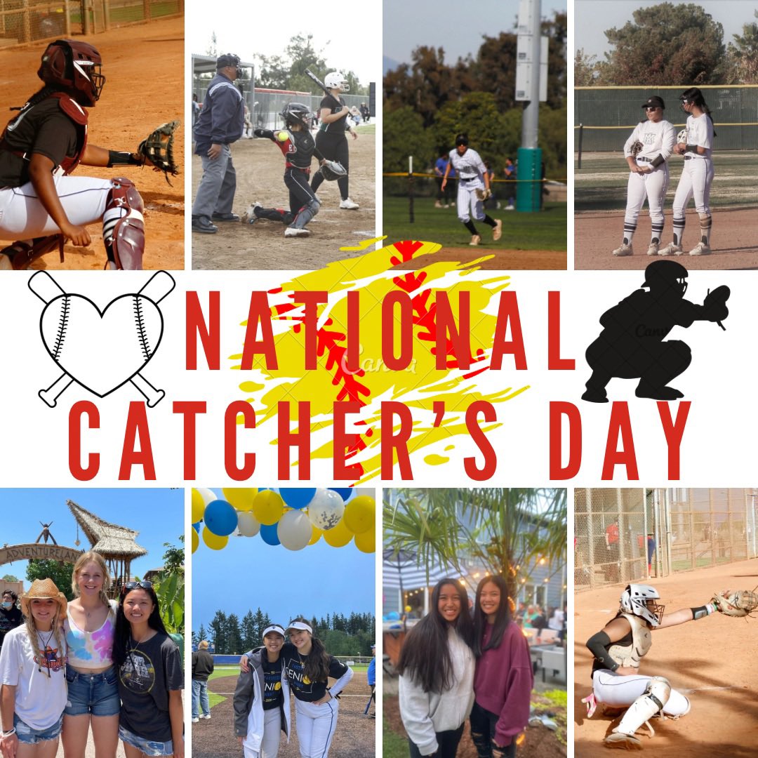 National Catcher’s Day to some of my faves! Miss some of these ladies behind home plate! #nationalcatchersday #softballsisters #softballrecruit2025🥎 #softballislife #middleinfielder #juniorseason #classof2025🥎