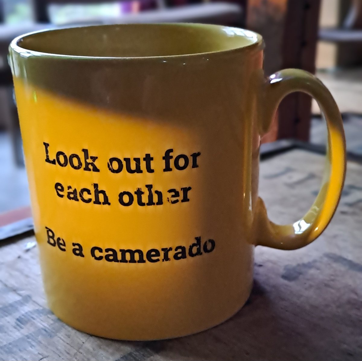 One, much loved @Camerados_org mug