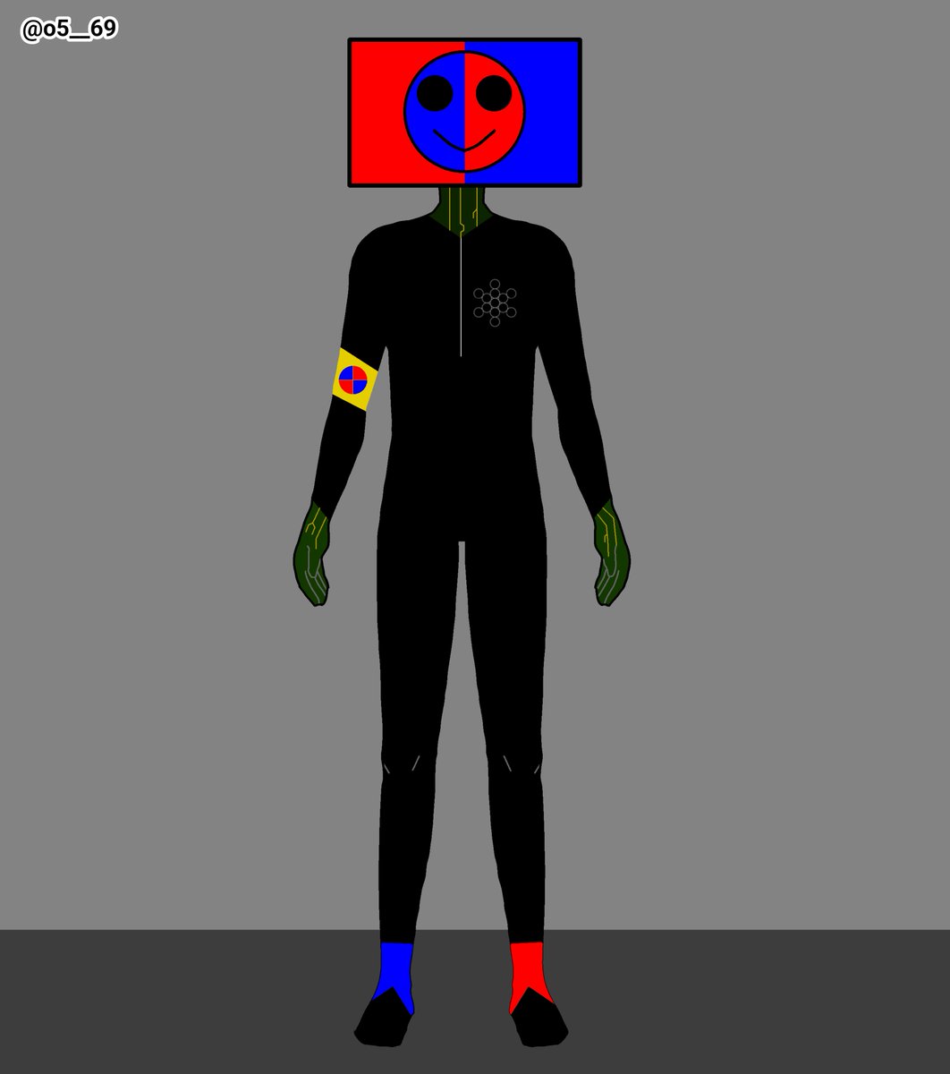 o5__69's tweet photo. "I made a thing," O5 shouted into the void calmly. 

His name is Trixel, I guess. Thirteenth Dreadlord. Birthed from the brainrot in my head. 
#art #practice #ocart https://t.co/dJElI2v9eJ