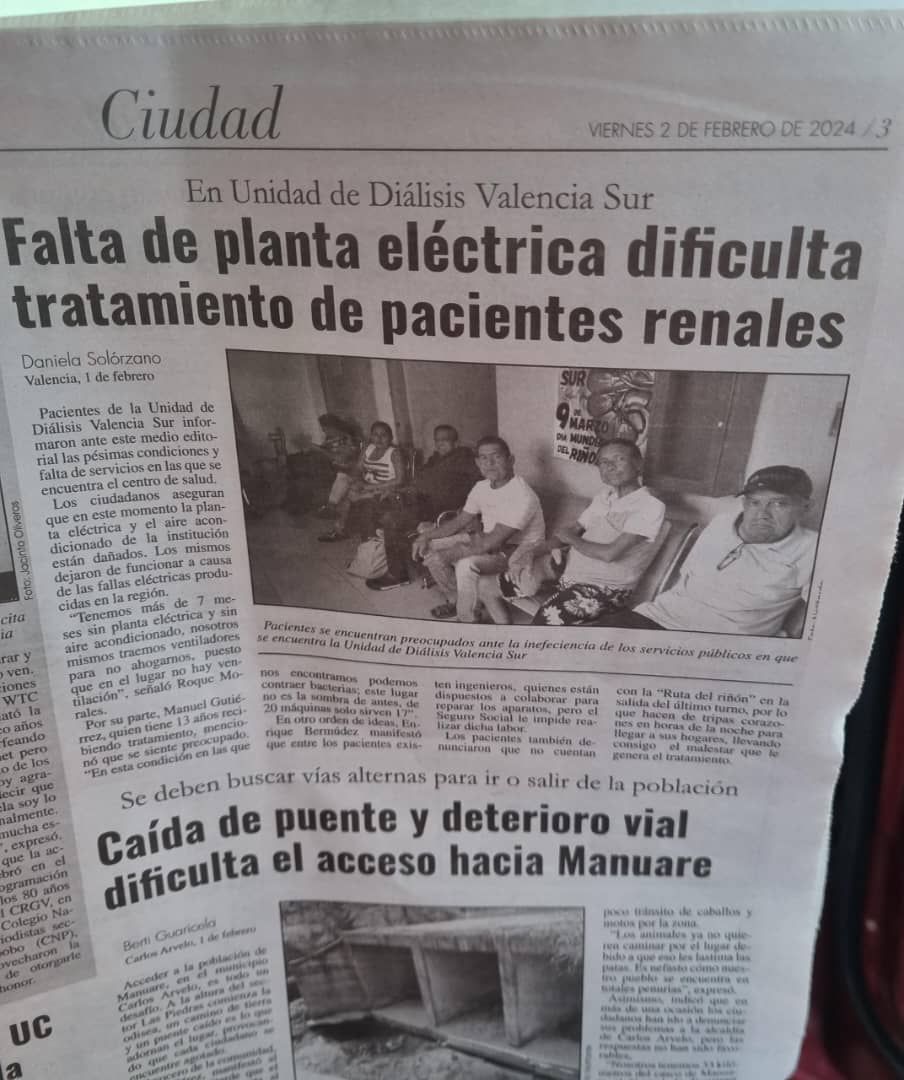 <a href="/NicolasMaduro/">Nicolás Maduro</a> <a href="/NicolasMaduro/">Nicolás Maduro</a>  urgente intervenir el centro de diálisis sur santa rosa Valencia estado carabobo