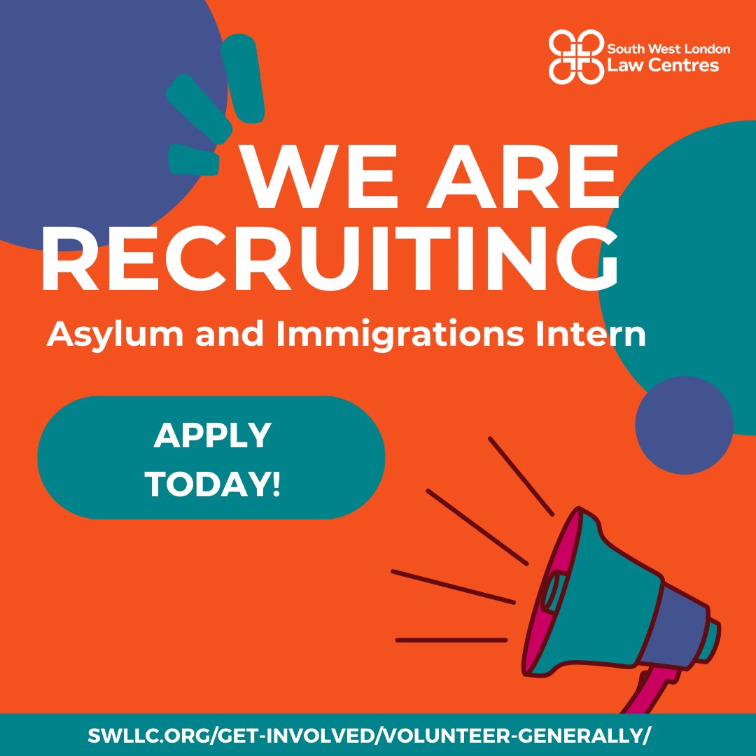 We are looking for suitable candidates to apply to our Asylum and Immigration Internship! Go on over to the following link for more information about the role and find out how you can apply today: swllc.org/2024/02/01/asy…
