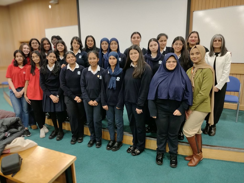 We were delighted to have <a href="/ReadingGirlsSch/">Reading Girls' School</a> attend our South Asian Girls In STEM conference at <a href="/UniofReading/">Uni of Reading</a> yesterday. With our wonderful guest speakers the girls left feeling inspired.
