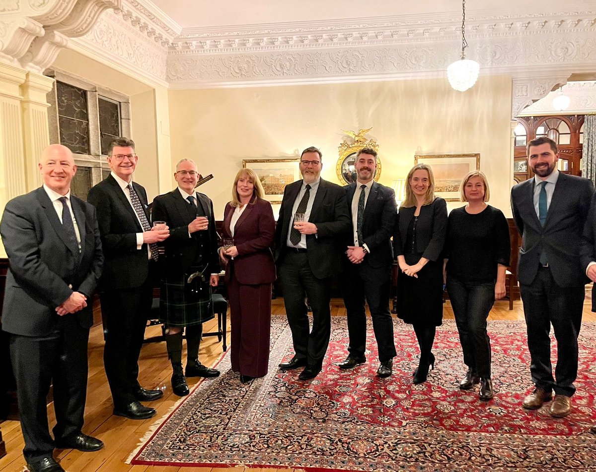 Irish Whiskey Association (@irishwhiskeyasc) on Twitter photo Wonderful evening with our <a href="/ScotchWhiskySWA/">Scotch Whisky Association</a> friends and colleagues in Dublin last night, hosted by Ambassador <a href="/PJohnstonFCDO/">Paul Johnston</a> at the beautiful Glencairn House. A night of celebrating our shared love of whisk(e)y, firmly cementing the friendship between Ireland and Scotland. Wonderful evening with our <a href="/ScotchWhiskySWA/">Scotch Whisky Association</a> friends and colleagues in Dublin last night, hosted by Ambassador <a href="/PJohnstonFCDO/">Paul Johnston</a> at the beautiful Glencairn House. A night of celebrating our shared love of whisk(e)y, firmly cementing the friendship between Ireland and Scotland.