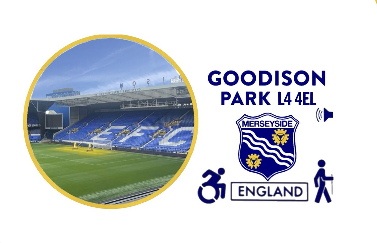 #GoodisonPark #Everton #Merseyside #England

#Audio #History  #VisuallyImpaired #Disability #Mobility #Inclusion #Wellbeing #Stadium #Football #PremierLeague
#Transport #HealthAndSafety #Accessibility

vipauk.org/enter/foot/pre…