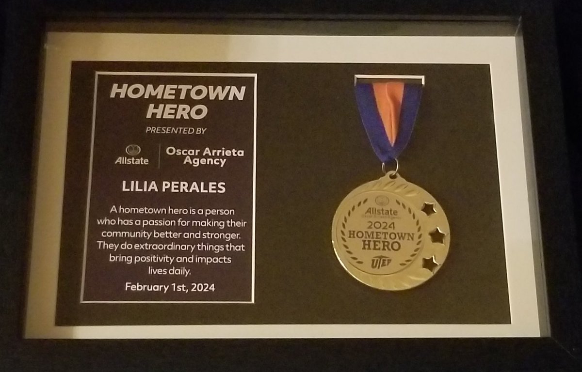 mariatuck's tweet photo. Congratulations to Lilia Perales and Mikko Lee for being recognized as Hometown Heroes at last night’s Miner game. Their valiant efforts to resuscitate a Bowie student are not forgotten. @SunCityATA @EPSports915 @EPISDathletics @Fchavezeptimes @SilverFoxSport1 @BowieHS_EPISD https://t.co/VLXPs7wmTC