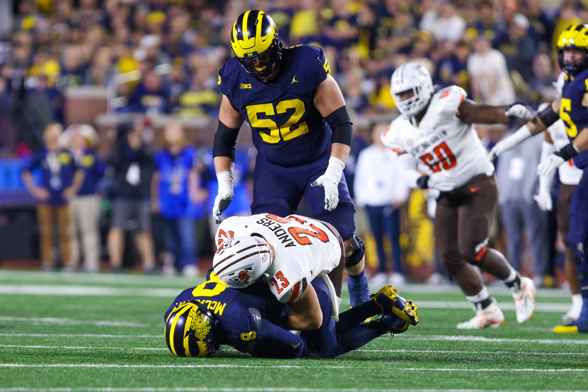 𝗡𝗲𝘄𝘀 & 𝗡𝗼𝘁𝗲𝘀: Per BGSU records, the Falcons have notched two of its top-four seasons in team sack production in 2022 and 2023 📈 🏈 38 sacks in 2022 (T-No. 1) 🏈 33 sacks in 2023 (T-No. 4) BG's 71 sacks over the last two seasons are tied for No. 18 nationally 😤