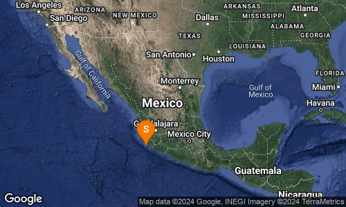 SismologicoMX's tweet photo. SISMO Magnitud 4.3 Loc  33 km al SUROESTE de MANZANILLO, COL 02/02/24 10:14:04 Lat 18.86 Lon -104.55 Pf 4 km https://t.co/OE4pTy4bDR