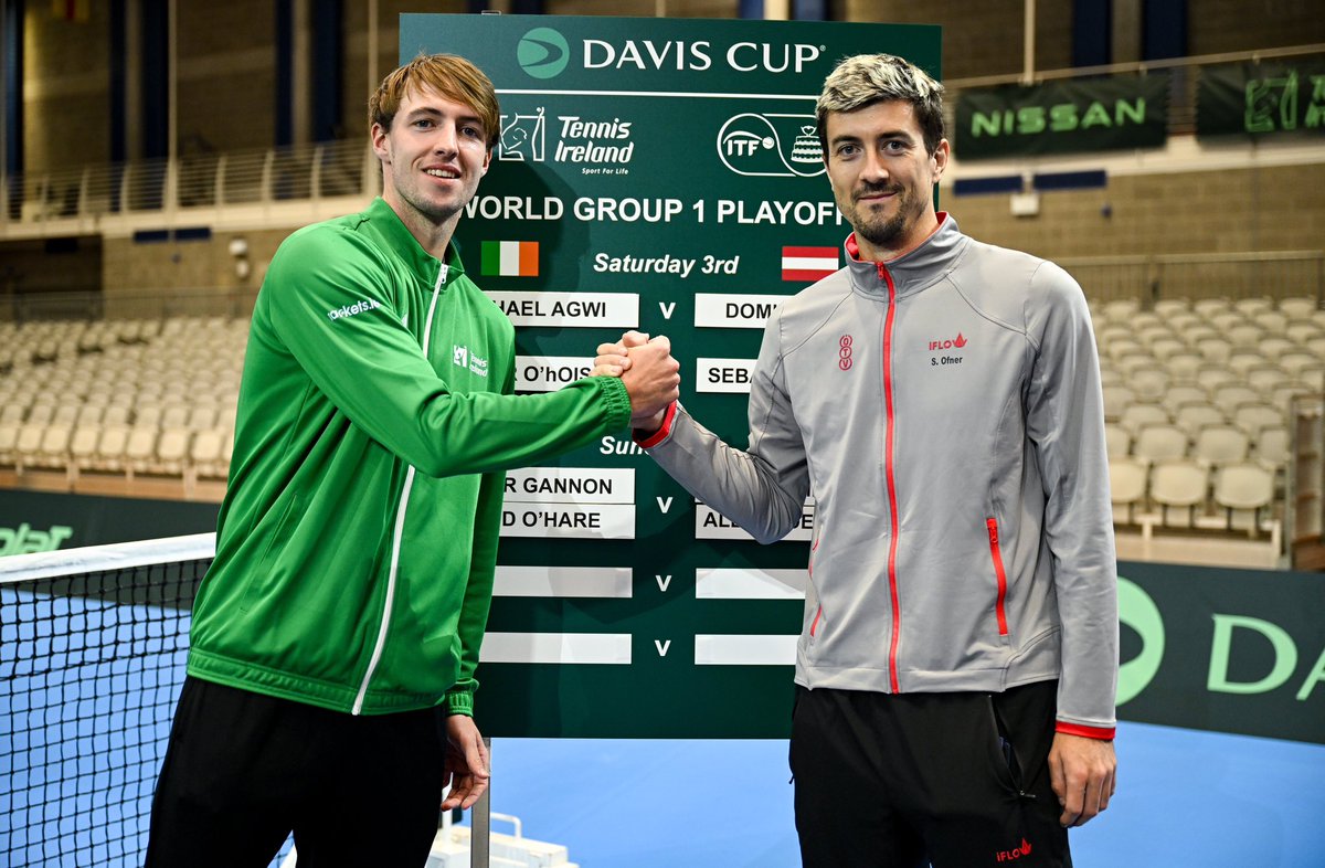 Tennis_Ireland's tweet photo. Only 1 day to go and anticipation is building for the weekend ahead. If you’re excited to attend, please check out the spectator info on our website.

If you didn’t manage to get a ticket, the games will still be available to watch live on Premier Sports.

@DavisCup @UL #DavisCup https://t.co/O7ZlwRCitm