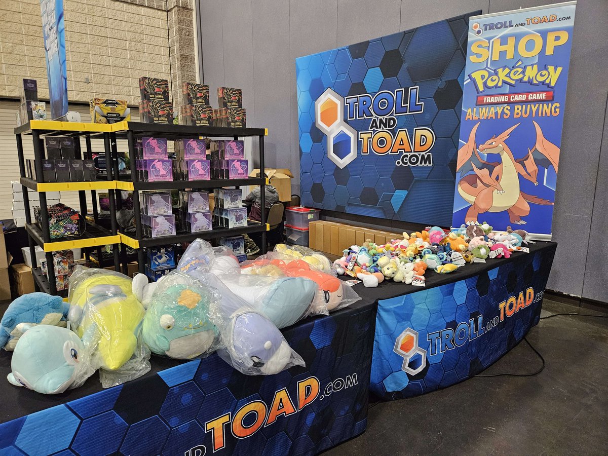 Troll and Toad is at the Knoxville Pokemon Regionals! Doors open at 1PM today! If you will be attending this weekend stop by the Troll and Toad booth for all of your Troll and Toad is at the Knoxville Pokemon Regionals! Doors open at 1PM today! If you will be attending this weekend stop by the Troll and Toad booth for all of your