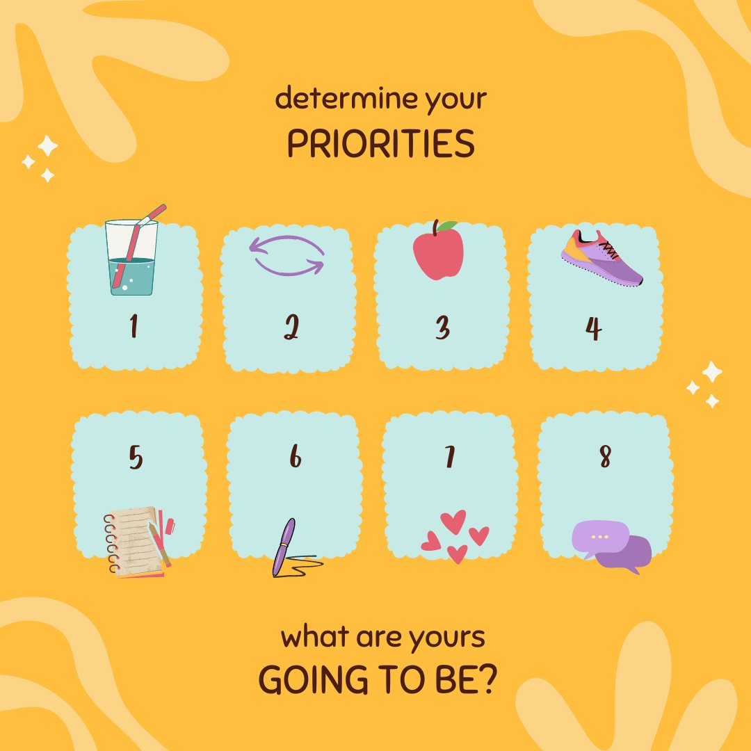 TeenHelp's tweet image. Identifying your priorities allows you to focus your time, energy, and resources on what truly matters most to you. Take some time today to self-reflect and determine your priorities. What are your top priorities right now?
 
#determinepriorities #selfreflection #alignyourfocus