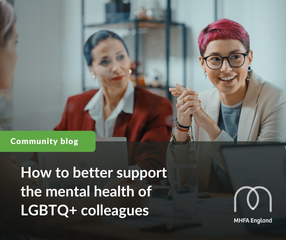 MHFAEngland's tweet image. Before we can support our LGBTQ+ colleagues effectively, it’s important to acknowledge the unique challenges they face, including discrimination, societal expectations, and the ongoing struggle for equality.

💡 Read more on our Community blog

🔗 Link in our bio
