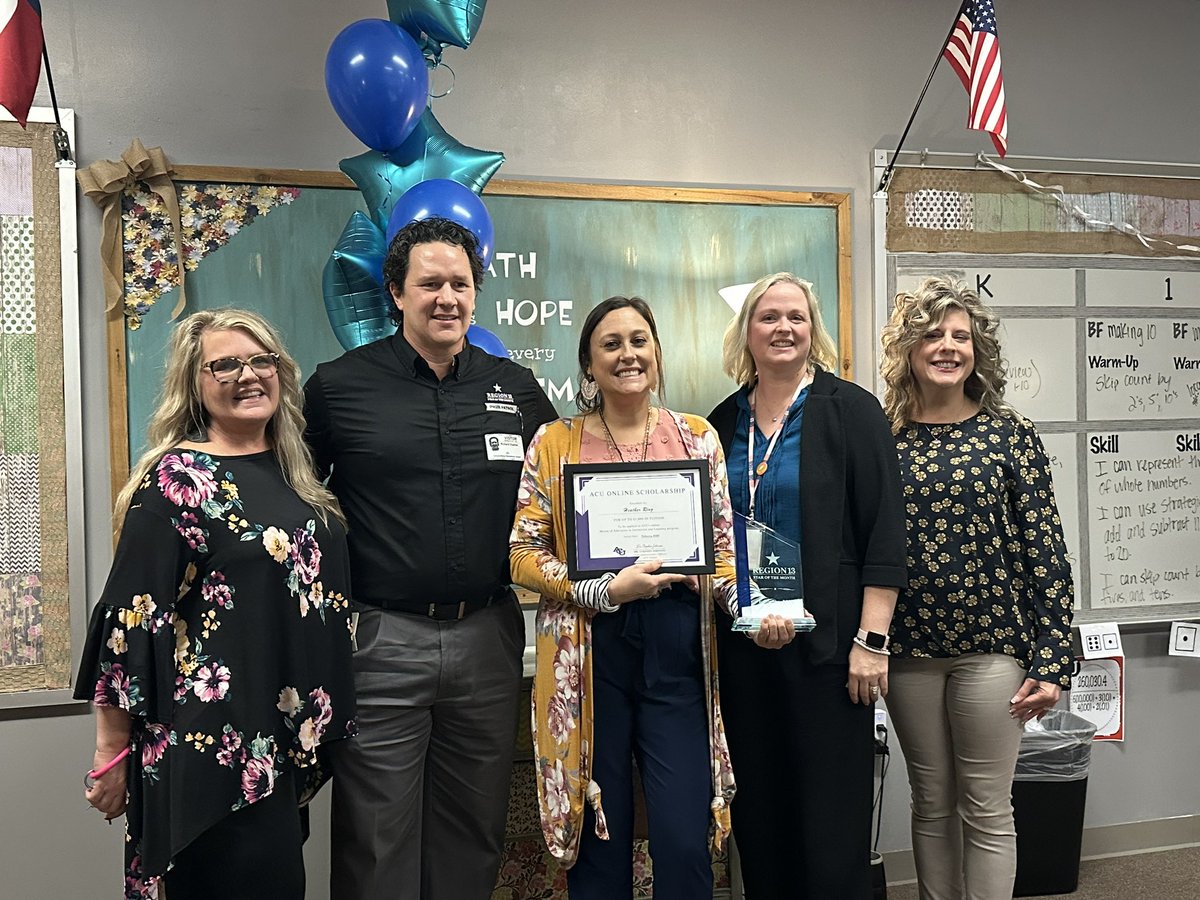 Congratulations Heather Ring, Interventionist at Schulenburg Elementary!! She’s our February @region13 Star of the Month!! @SchulenburgISD