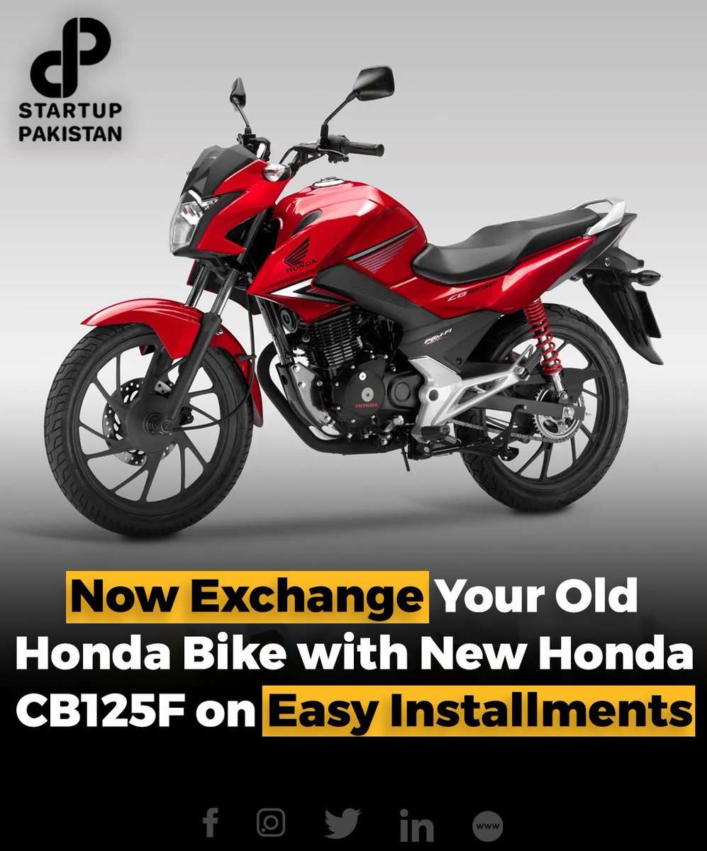 Read Details: startuppakistan.com.pk/now-exchange-y…

#Honda #Bike #CB #Easy #Installments