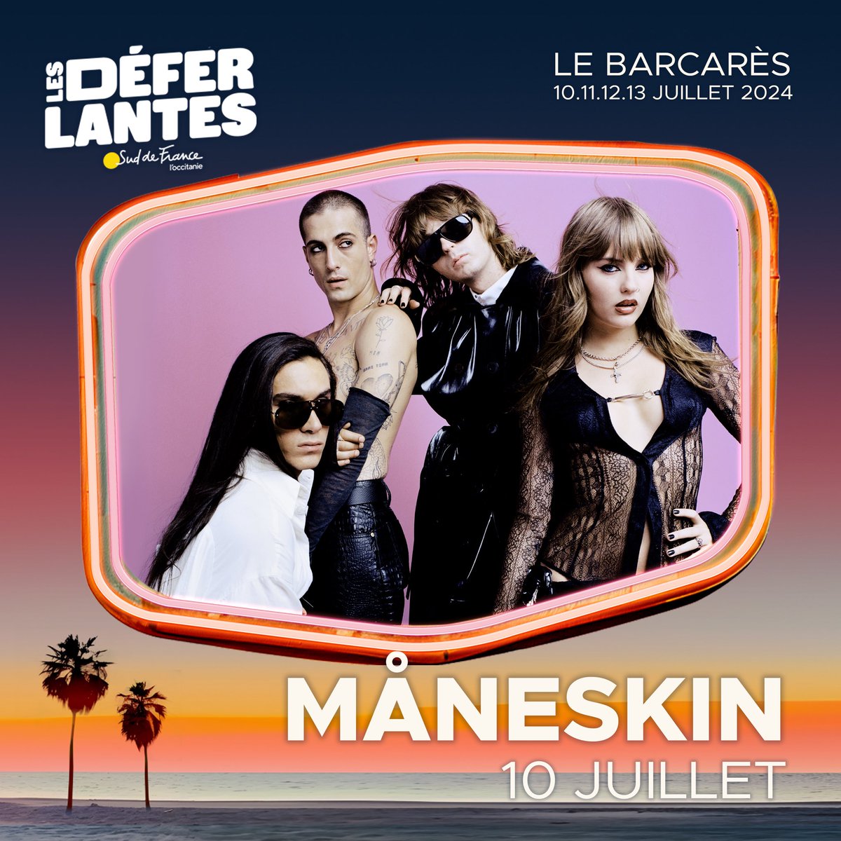 Coucou France!! 🇫🇷🌟 We’re sooo excited to play at Les Déferlantes Festival for the first time on July 10 ❤️‍🔥 Grab ur ticket now aaand on se voit cet été 💋 bit.ly/LesDéferlantes…