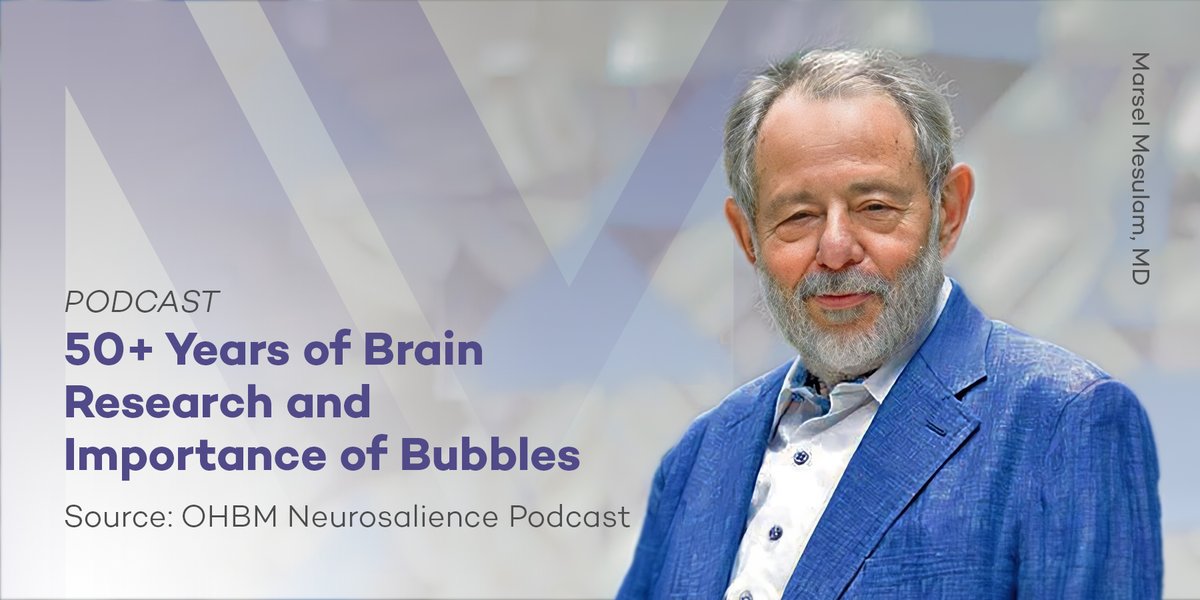 Marsel Mesulam, MD, Mesulam Center Founding Director Emeritus and @OHBM co-founder, recently sat down with Neurosalience Podcast host, @fmri_today, to discuss his influential career and current research focuses. Watch: youtube.com/watch?v=4tjvgS…