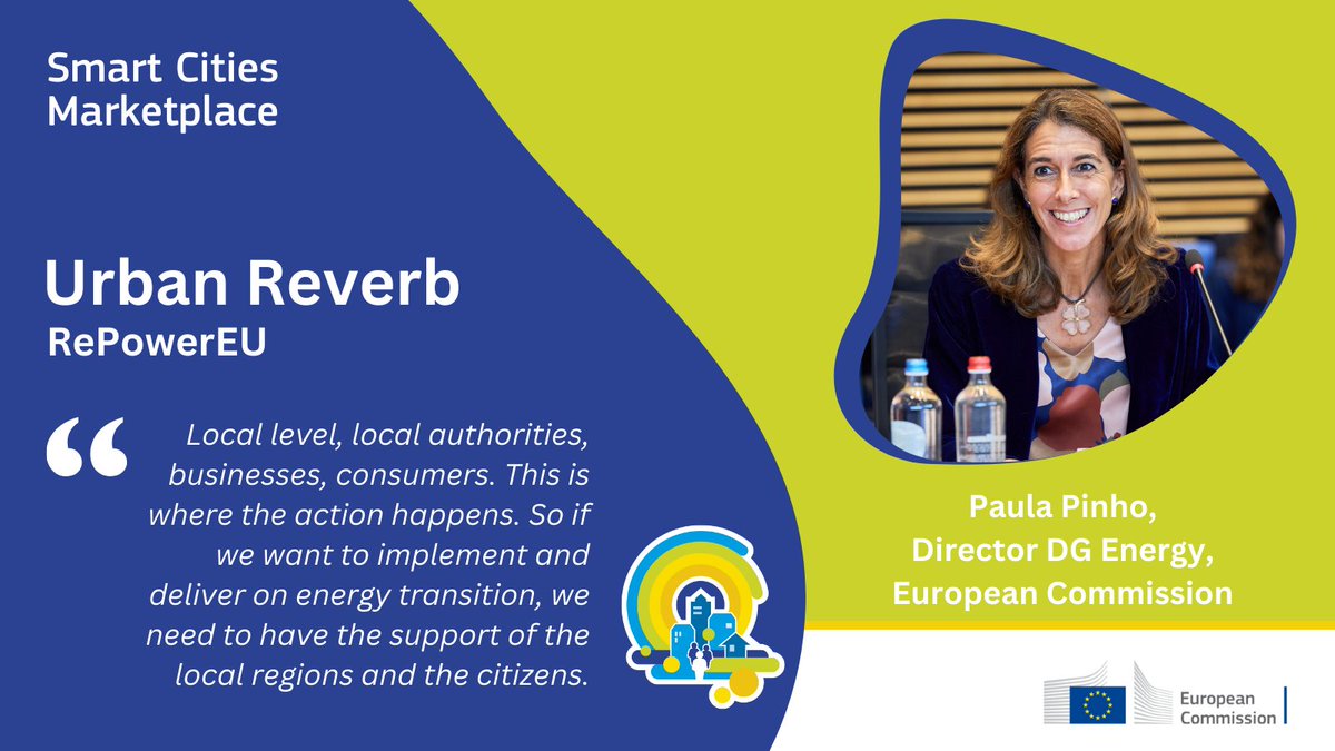 Energy4Europe's tweet photo. Director @Pinhopau delves into the ambitious plans of #REPowerEU on the new 🎙️ Urban Reverb podcast by @EUSmartCities. 

Listen and discover how the EU 🇪🇺 is rapidly reducing its dependence on fossil fuels while accelerating the green #EnergyTransition 👉https://t.co/TxDX486UgV https://t.co/CPsSUkhMKl